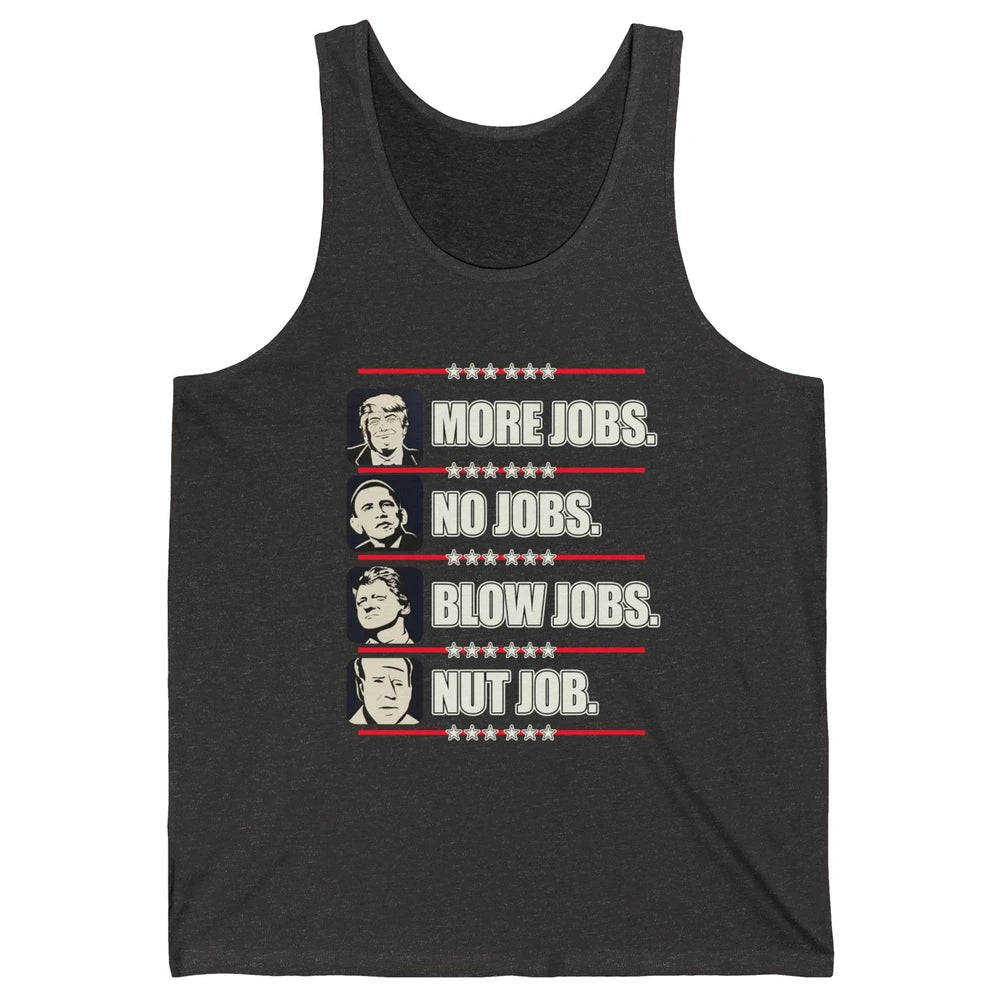 Presidents Vote Trump Anti Biden Obama Clinton Funny Choice Unisex Jersey Tank