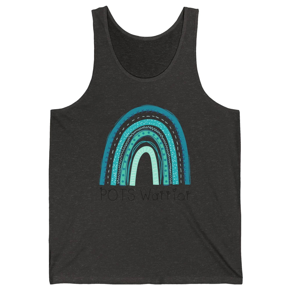 POTS Rainbow Postural Orthostatic Tachycardia Syndrome Unisex Jersey Tank