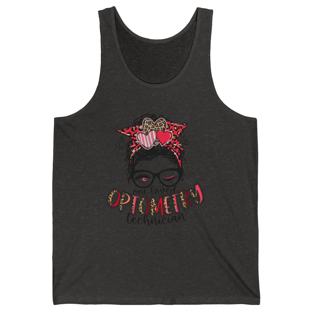 Optometry Tech One Loved Optometry Technician Optometry Girl Unisex Jersey Tank