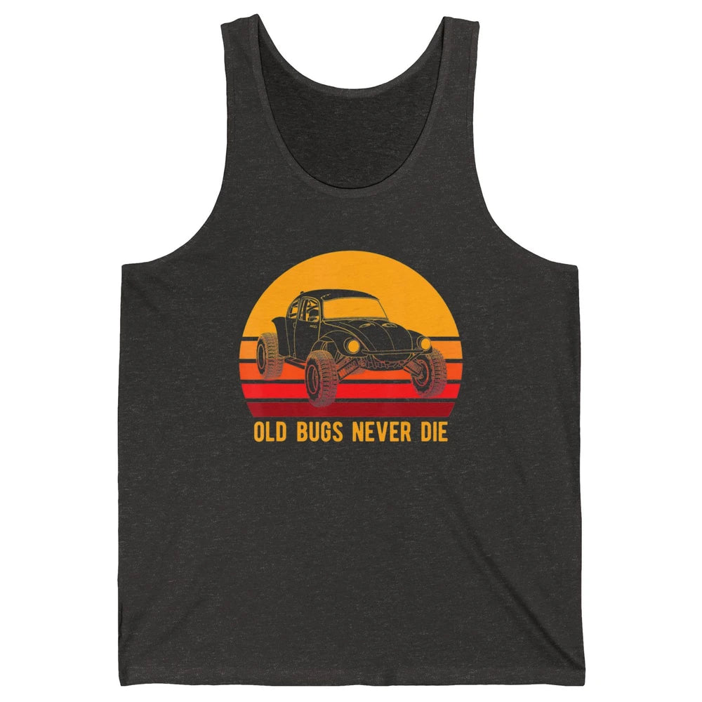Old Bugs Never Die Retro 70s Mud Rider UTV ATV SXS Offroad Unisex Jersey Tank