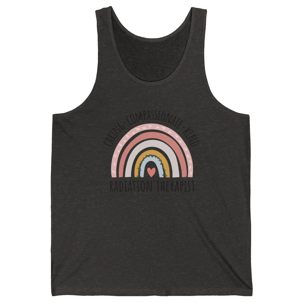 Radiation Therapist Pastel Rainbow Radiation Therapy Gift Unisex Jersey Tank
