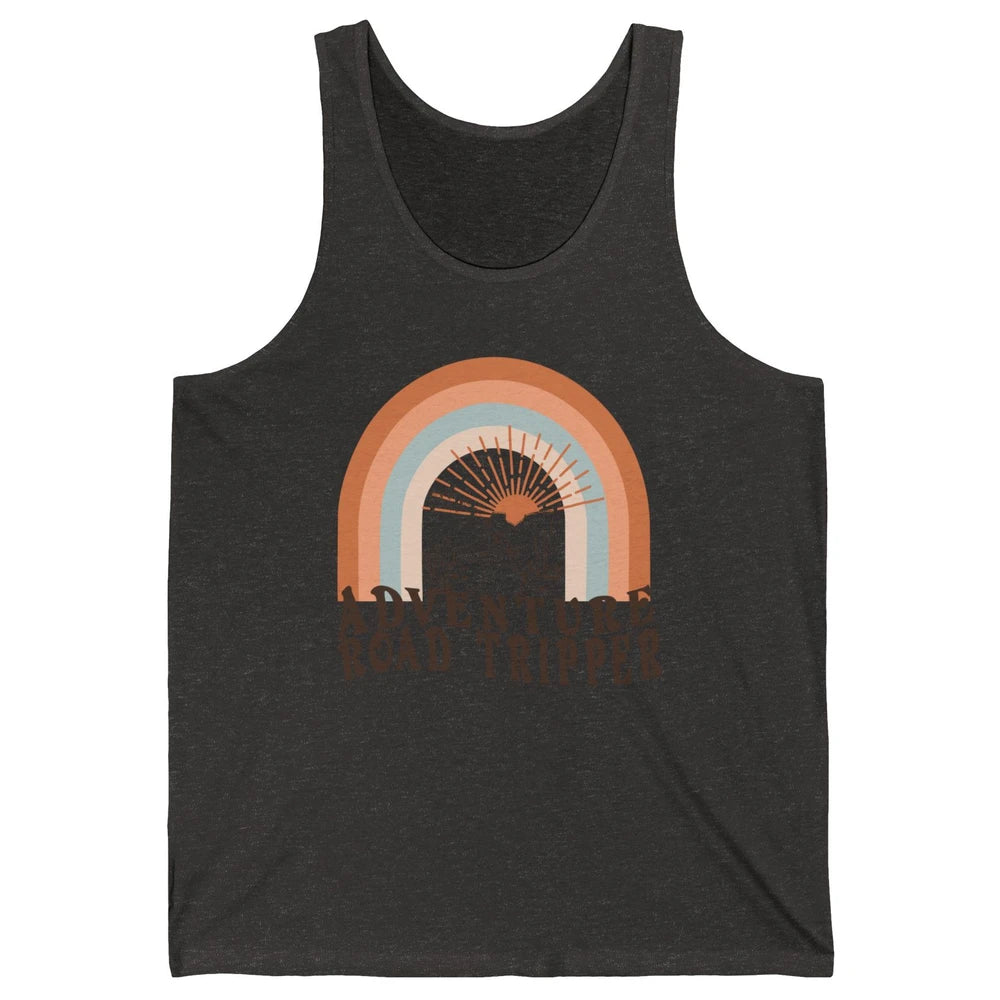 Retro Adventure Road Tripper Vintage Country Wilderness Unisex Jersey Tank