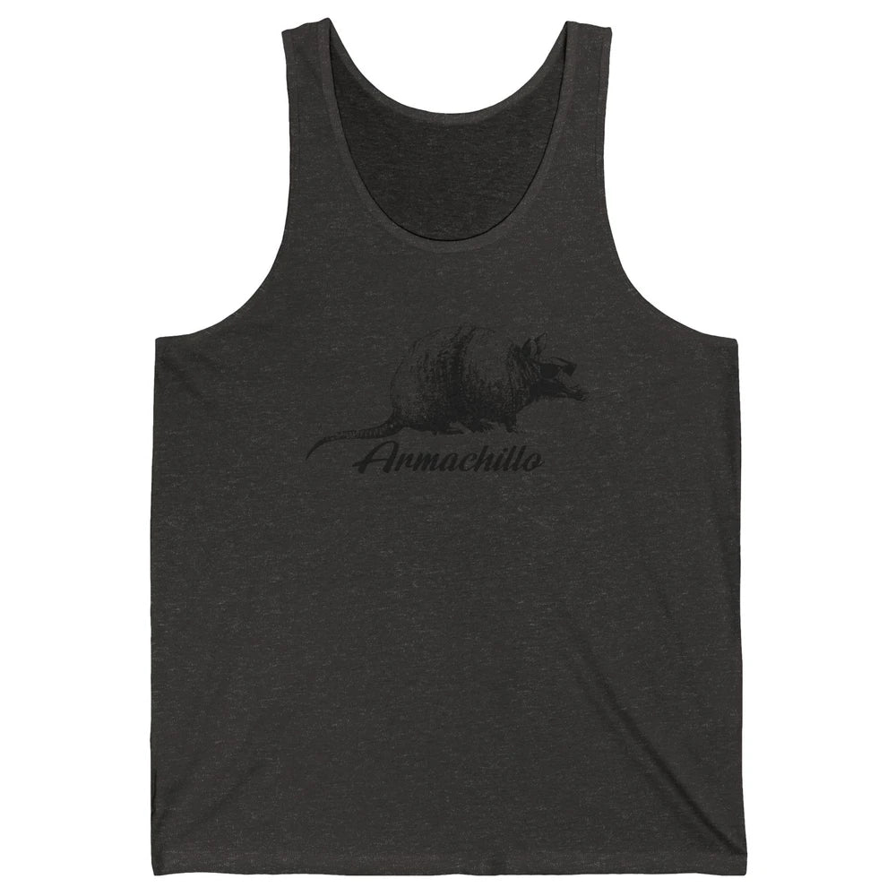 Funny Desert Armadillo Chill Armachillo Texas Western Animal Unisex Jersey Tank