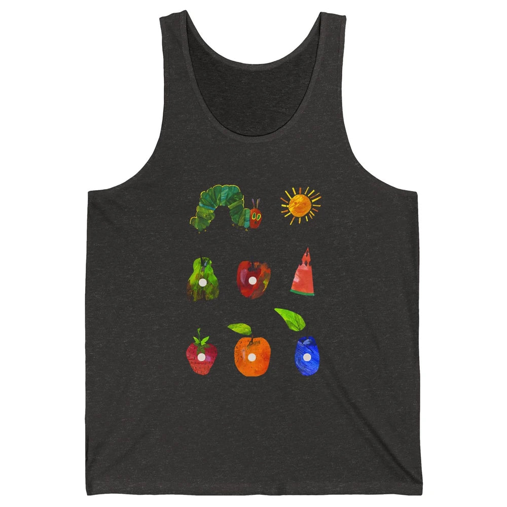 Hungry Caterpillar Fruit Always Hungry Caterpillar Saturday Unisex Jersey Tank