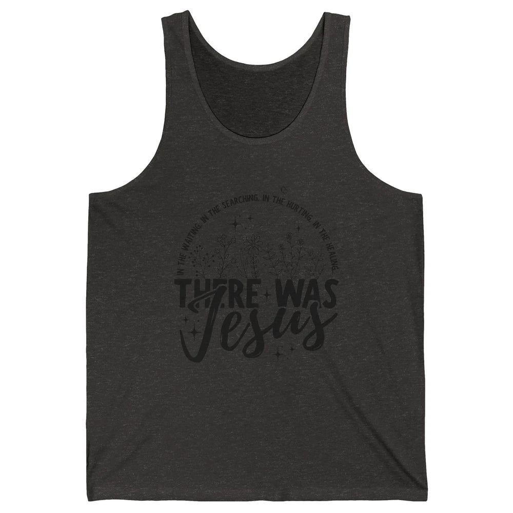 In the Hurting There Was Jesus Boho Christian Bible Floral Unisex Jersey Tank