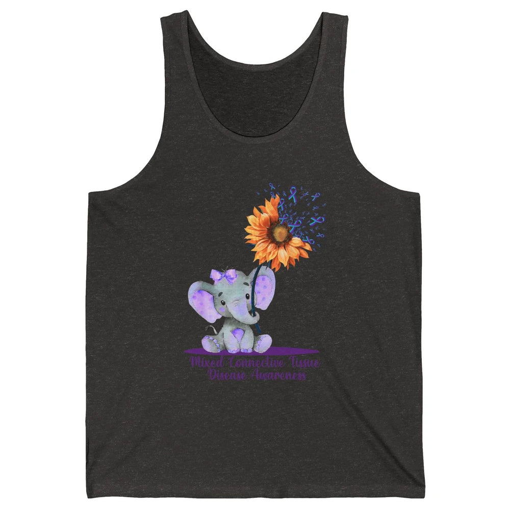 Mixed Connective Tissue Disease Baby Elephant Sunflower Unisex Jersey Tank