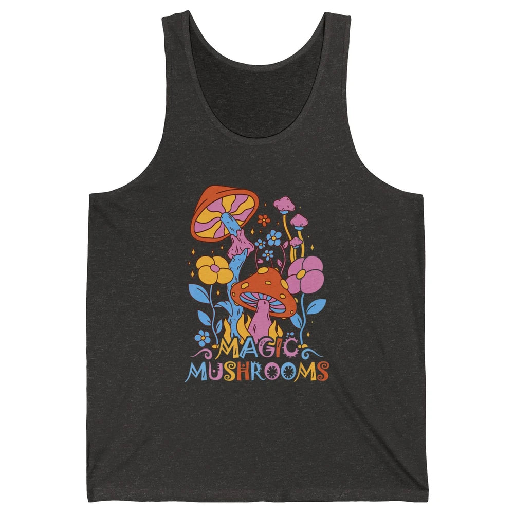 Mycology Fungi Magical Mushroom Hippie Mycologist Hunting Unisex Jersey Tank