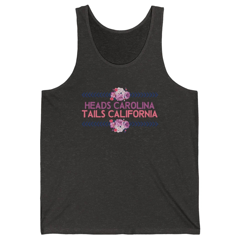 Retro Heads Carolina Tails California Western Summer Holiday Unisex Jersey Tank
