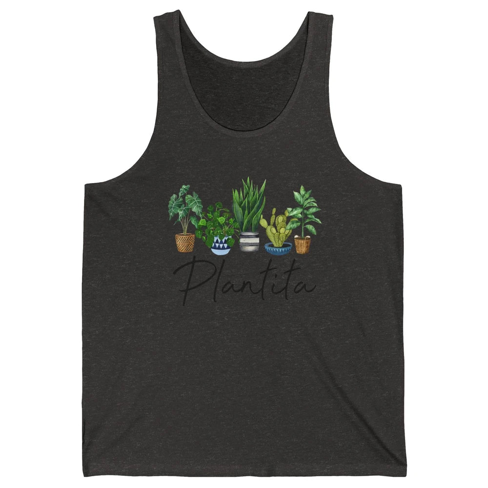 Plantita Plant Lovers Gardening Planting Plant Lady Gift Unisex Jersey Tank