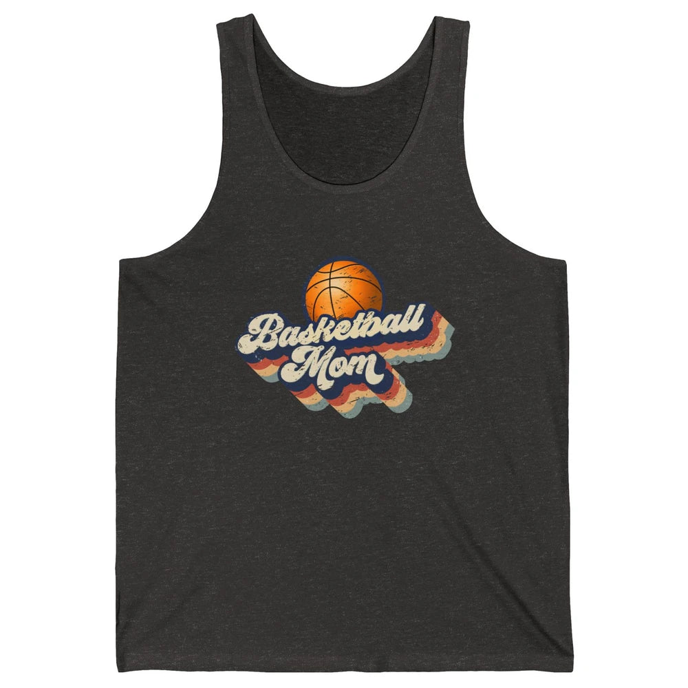Retro Basketball Mom Basketball Players Mom Mothers Day Gift Unisex Jersey Tank