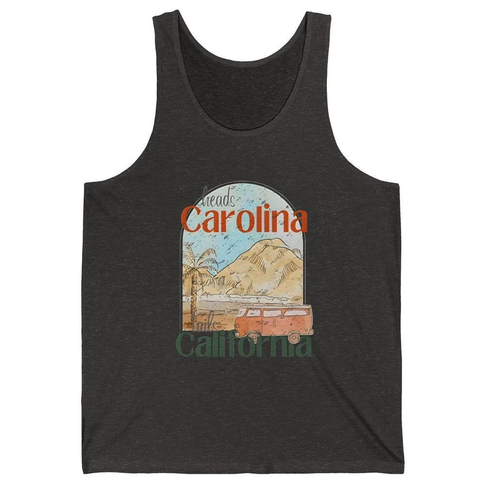 Retro Heads Carolina Tails California Western Country Summer Unisex Jersey Tank