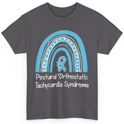 Postural Orthostatic Tachycardia Syndrome Turquoise Rainbow Classic Unisex T-Shirt