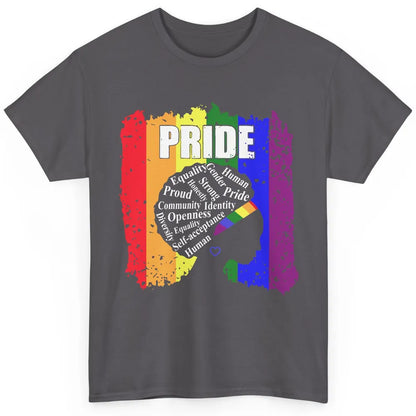Proud Afro Girl Gay Pride Month Equality Classic Unisex T-Shirt