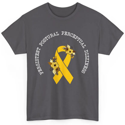 Persistent Postural-perceptual Dizziness PPPD Yellow Ribbon Classic Unisex T-Shirt