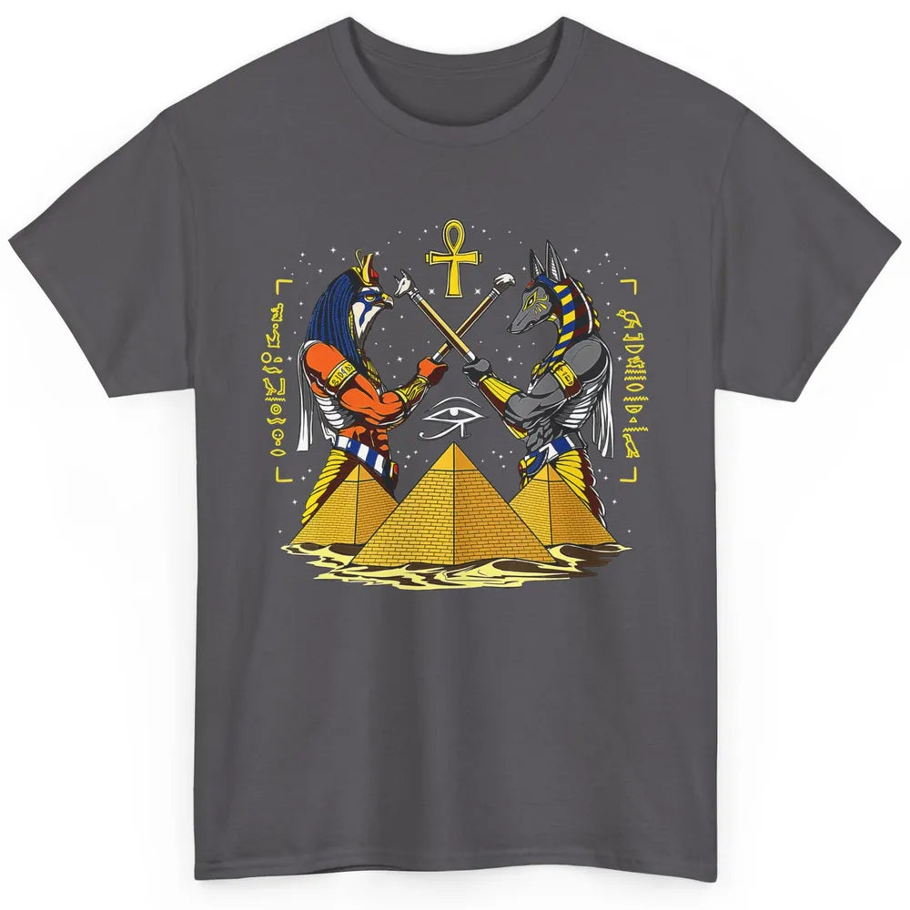Retro Ancient Egyptian God Anubis Egypt Horus Archaeology Classic Unisex T-Shirt