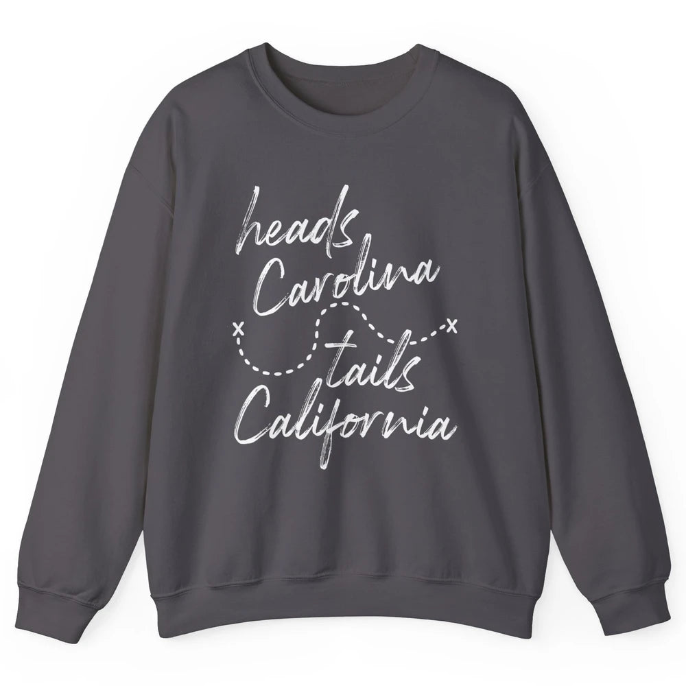 Retro 90s Heads Carolina Tail California Beach Summer Travel Unisex Crewneck Sweatshirt