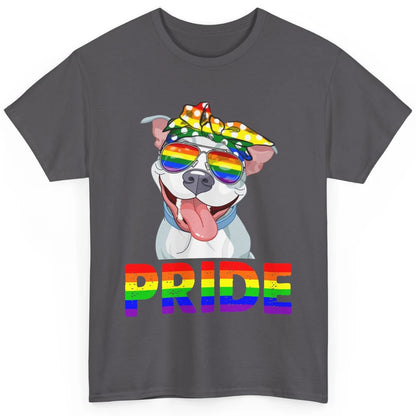 Pitbull Pride Dog Mom LGBT Gay Pride Month Classic Unisex T-Shirt