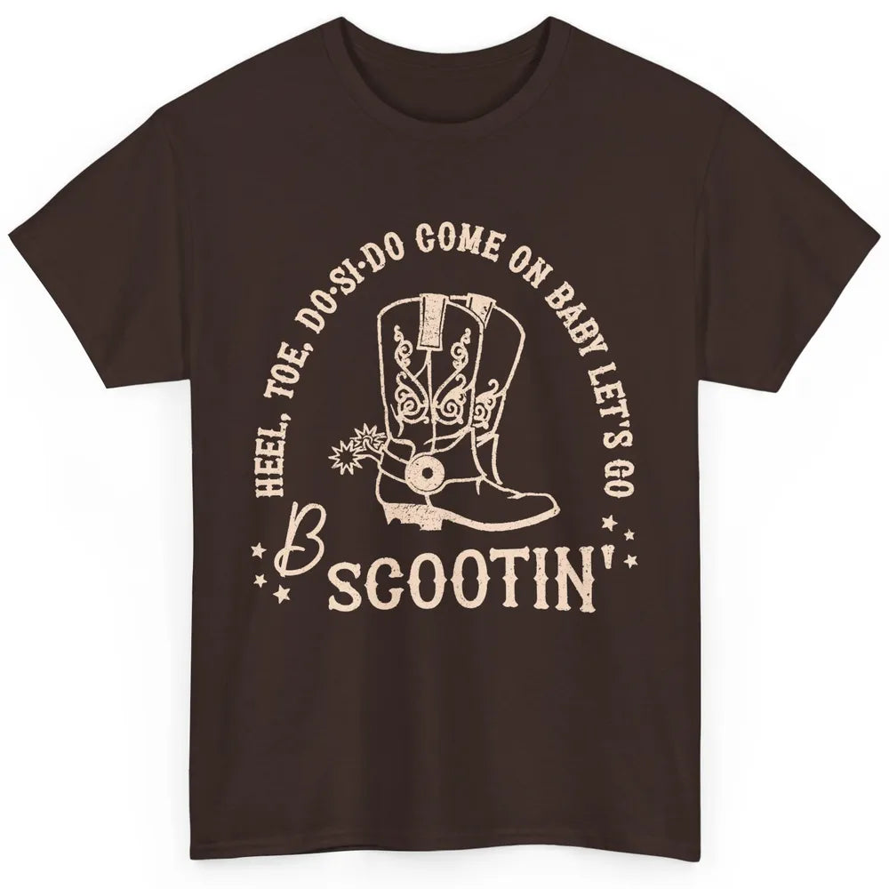Retro Cowboy Come On Boot Scootin' Boogie Western Country Classic Unisex T-Shirt