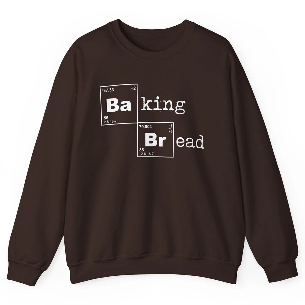 Retro Baking Bread Funny Baking Lovers Gift Bread Bakers Unisex Crewneck Sweatshirt