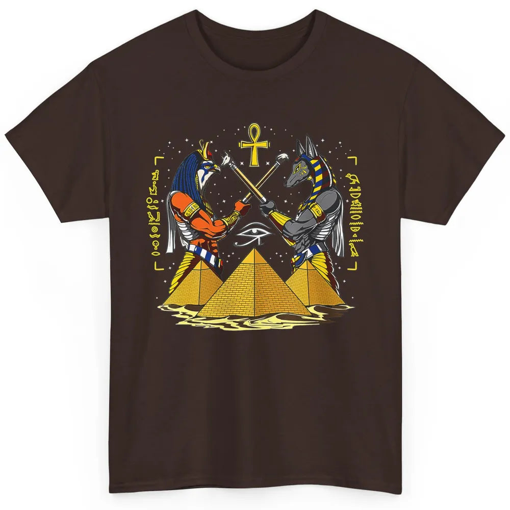 Retro Ancient Egyptian God Anubis Egypt Horus Archaeology Classic Unisex T-Shirt