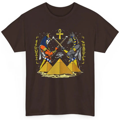 Retro Ancient Egyptian God Anubis Egypt Horus Archaeology Classic Unisex T-Shirt
