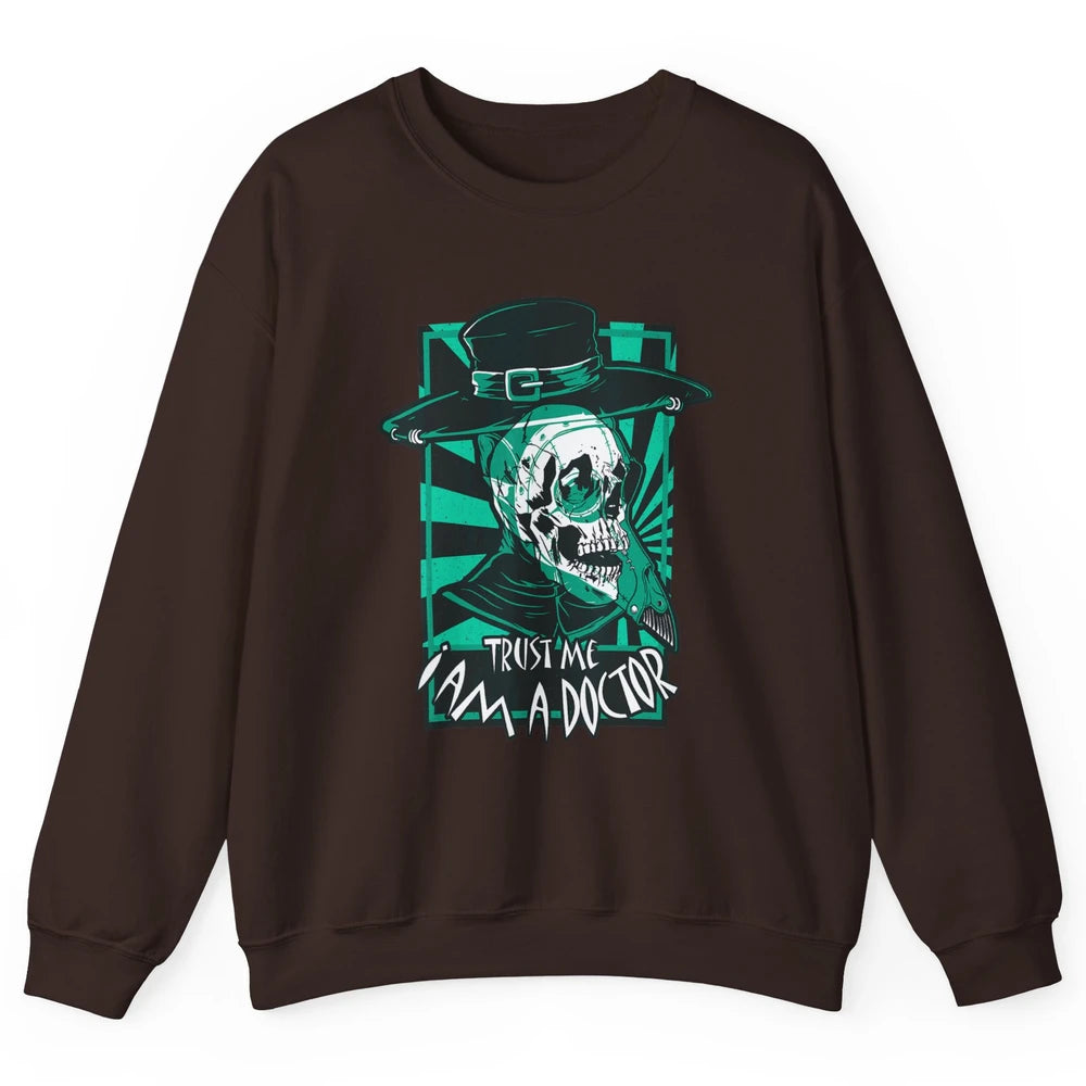 World Death Doctor Medieval Plague Halloween Spooky Season Unisex Crewneck Sweatshirt