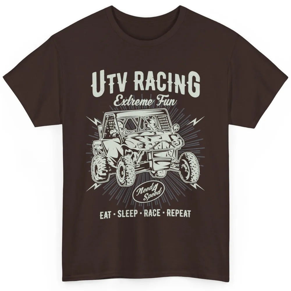 Retro Fun UTV Racing Limit Mud Riding Dirt SXS Rider Offroad Classic Unisex T-Shirt