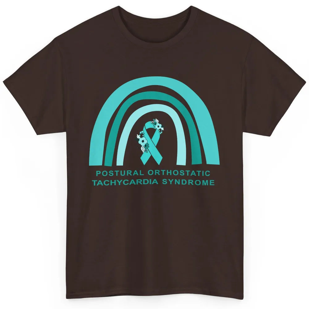 POTS Postural Orthostatic Tachycardia Syndrome Turquoise Classic Unisex T-Shirt