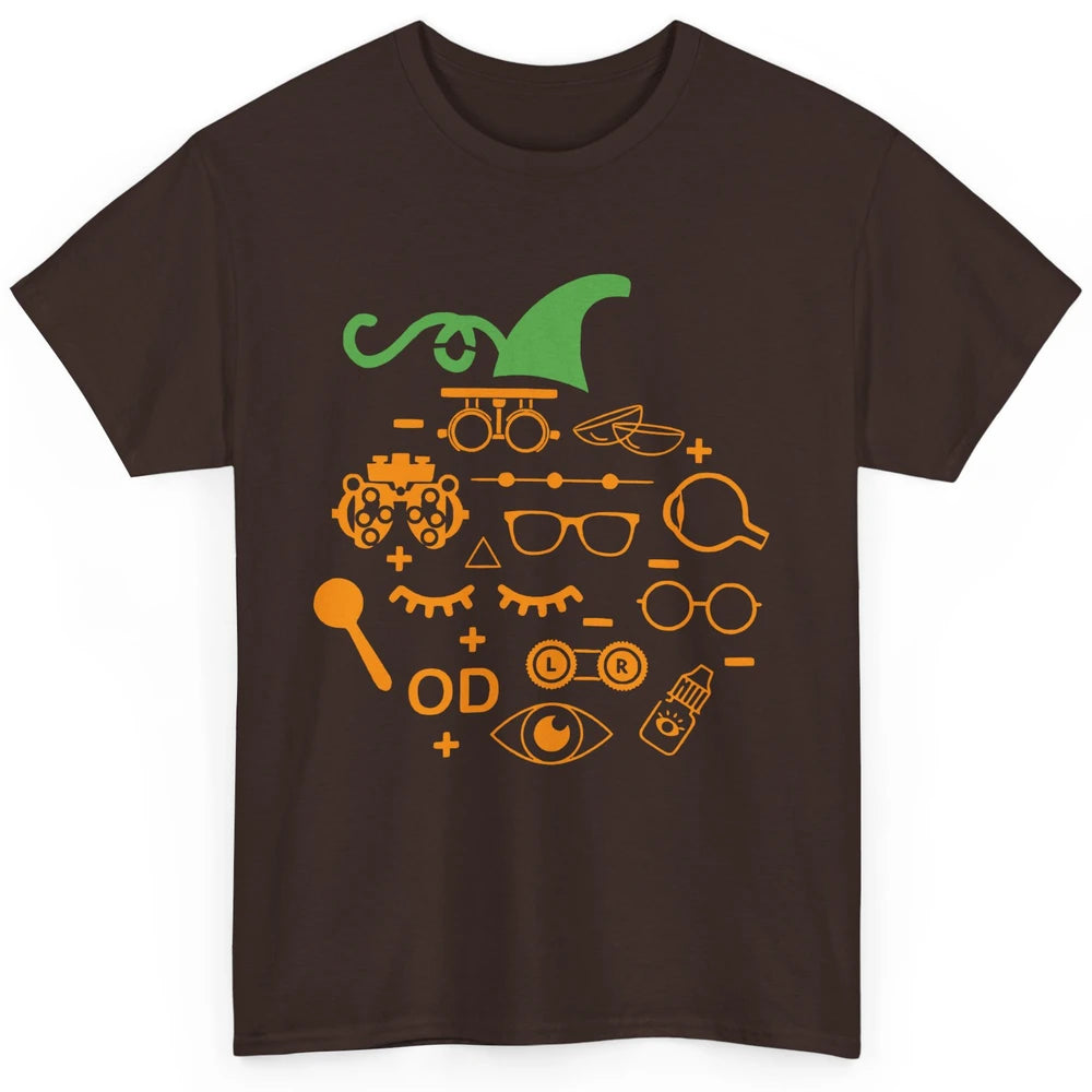 Optometry Glasses Pumpkin Halloween Optometrist Optician Classic Unisex T-Shirt