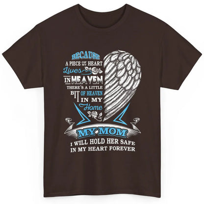 My Mom In Heaven Angel Wings Mother In Memories My Guardian Classic Unisex T-Shirt