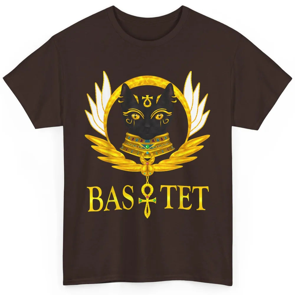 Retro Ancient Egyptian Cat Egypt Goddess Bastet Wings Horus Classic Unisex T-Shirt