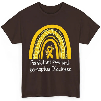 Persistent Postural-perceptual Dizziness PPPD Yellow Rainbow Classic Unisex T-Shirt