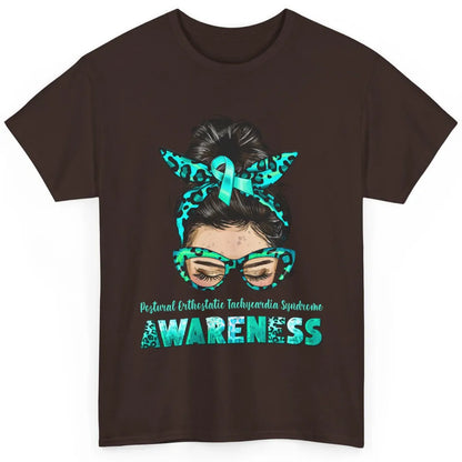 Postural Orthostatic Tachycardia Syndrome Ribbon Messy Bun Classic Unisex T-Shirt