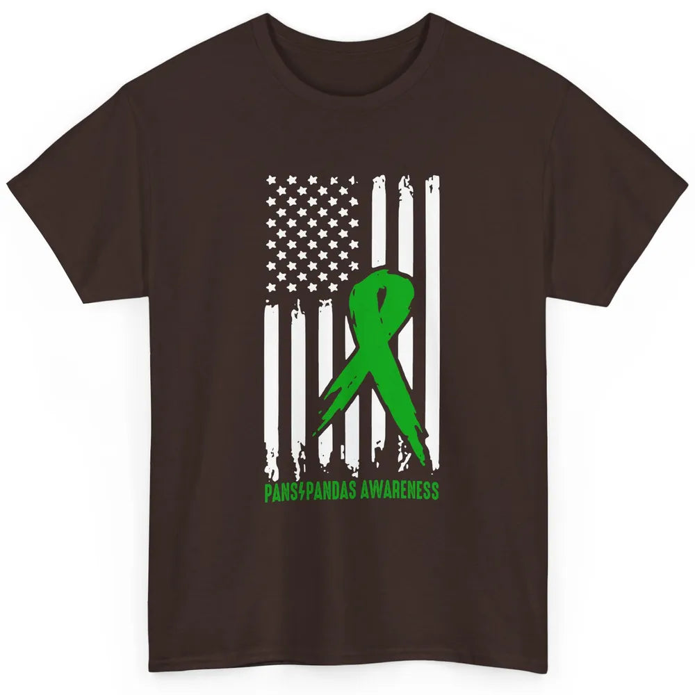 PANS/PANDAS Awareness Green Ribbon No One Fight Alone Classic Unisex T-Shirt