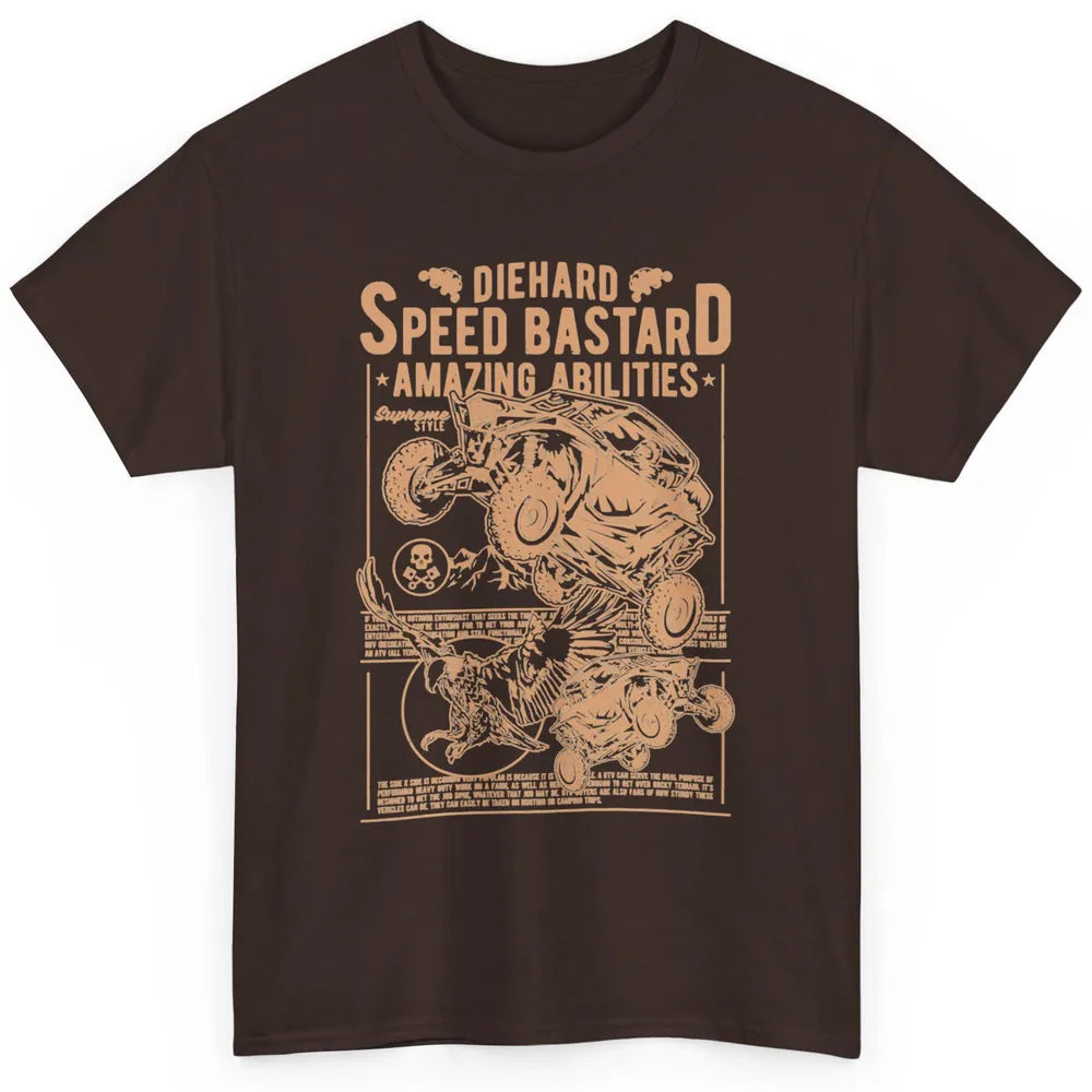 Retro ATV Speed Ride Mud Riding Dirt UTV SXS Rider Offroad Classic Unisex T-Shirt