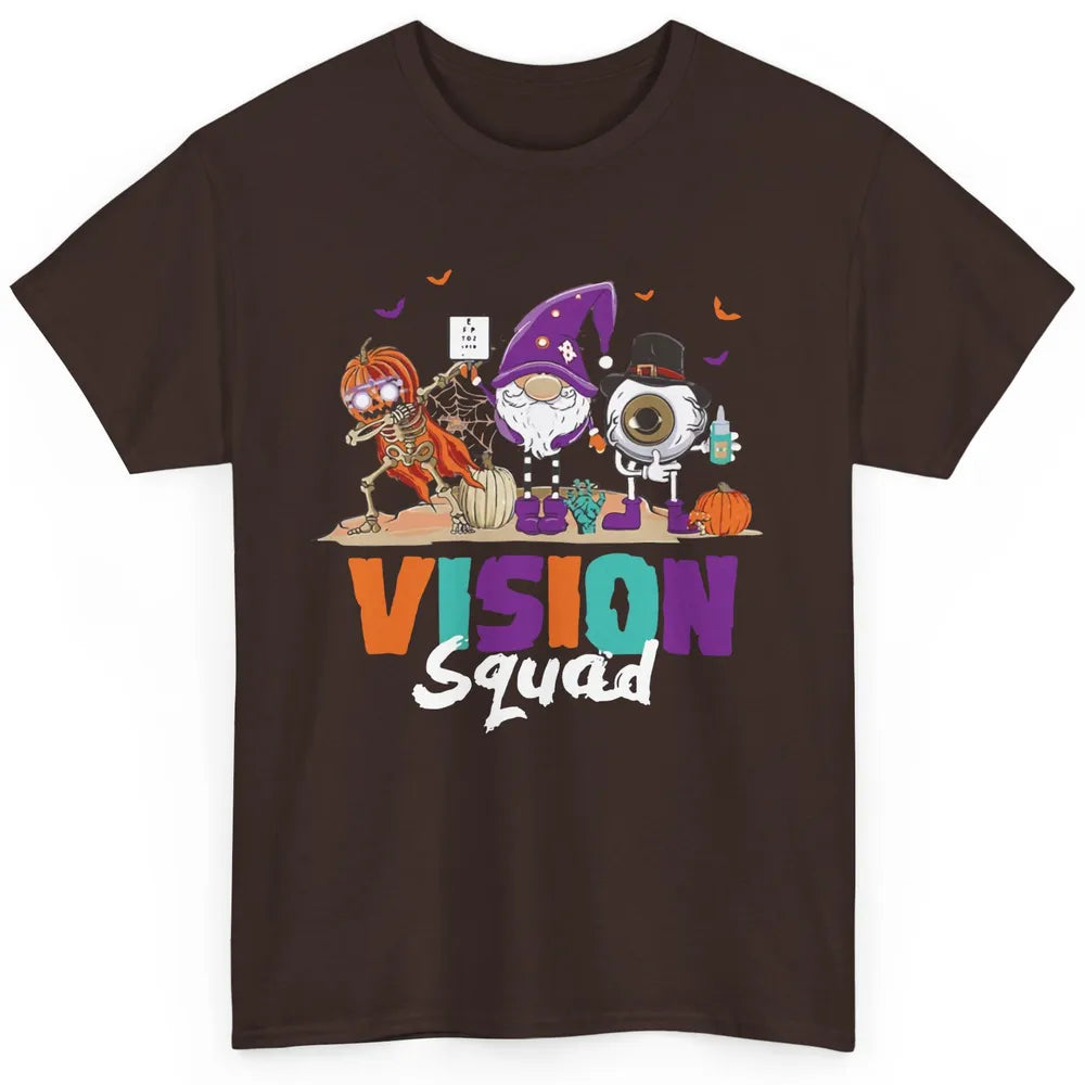 Optometrist Halloween Vision Squad Gnome Pumpkin Optician Classic Unisex T-Shirt