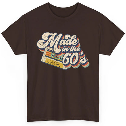 Retro Cassette Made In The 60's 1960s Born Birthday Day Gift Classic Unisex T-Shirt