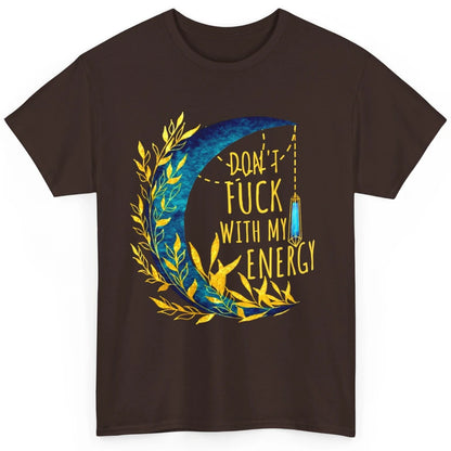 Retro Moon Witchy Don't Mess With My Energy Halloween Witch Classic Unisex T-Shirt