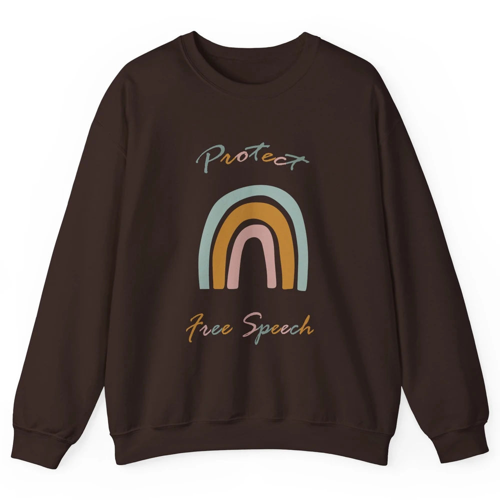 Political Protect Free Speech - Free Speech For Everyone Unisex Crewneck Sweatshirt