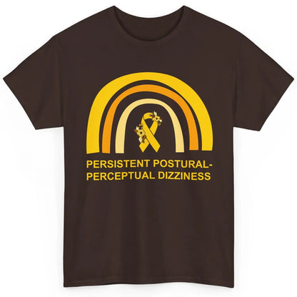 Persistent Postural-perceptual Dizziness PPPD Yellow Rainbow Classic Unisex T-Shirt