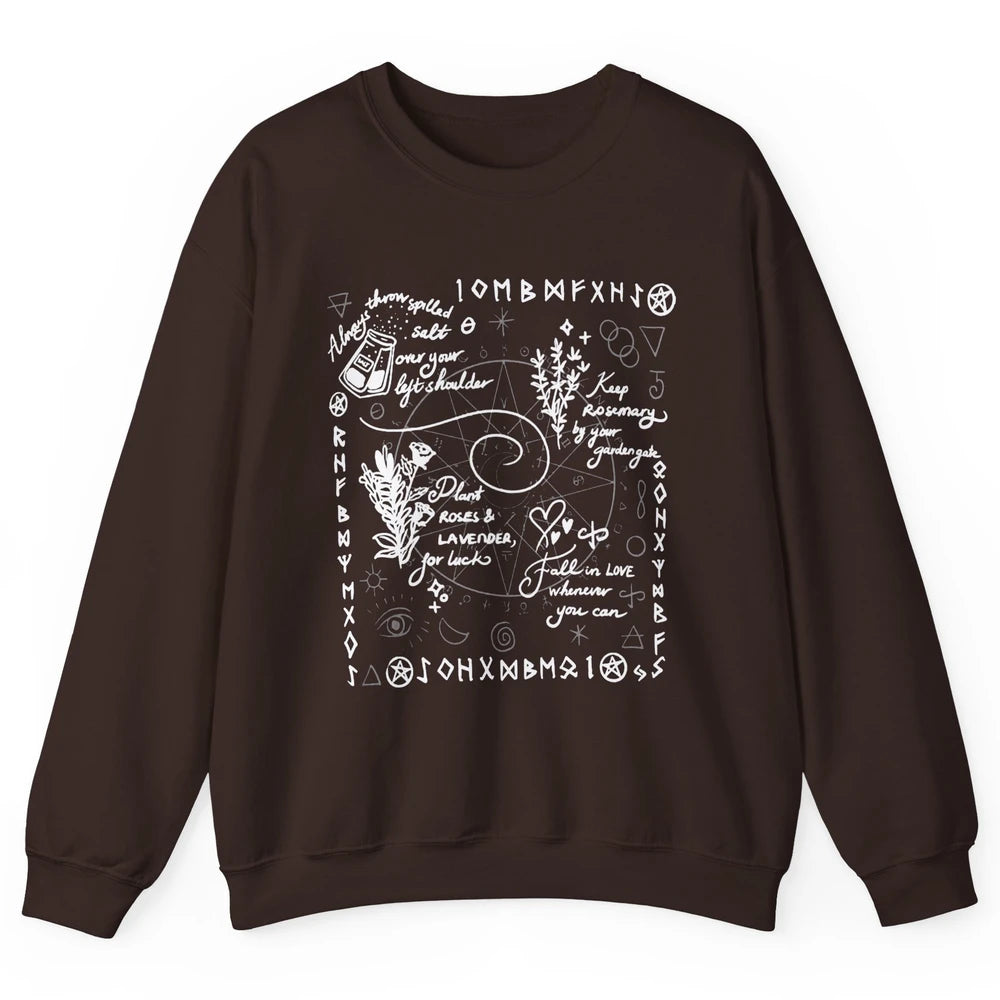 Practical Magic Gardening Card Gardeners Plant Lovers Gift Unisex Crewneck Sweatshirt