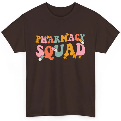 Pharmacy Squad Pharmacist Groovy Halloween Spooky Season Classic Unisex T-Shirt