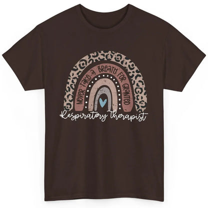 Retro Respiratory Therapy Rainbow Respiratory Therapist Gift Classic Unisex T-Shirt