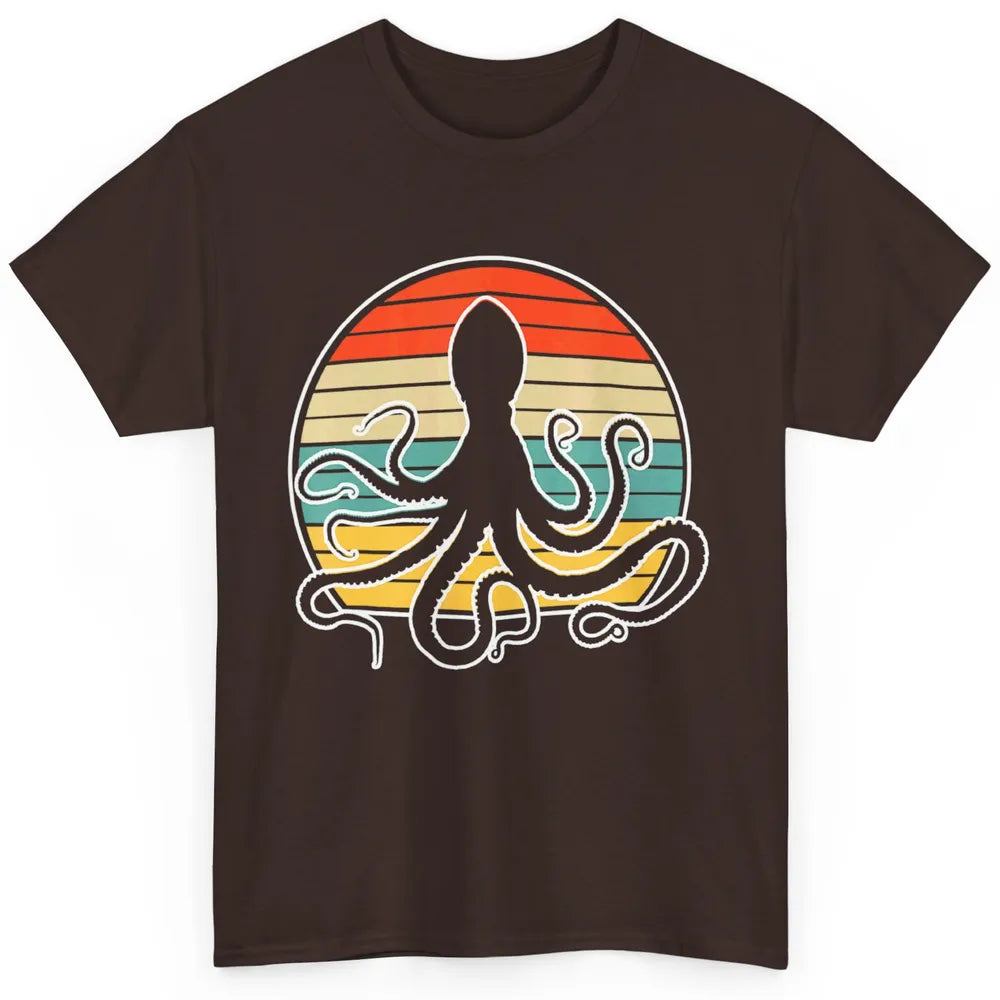 Retro Octopus Kraken Ocean Sea Creature Pirate Vintage Humor Classic Unisex T-Shirt