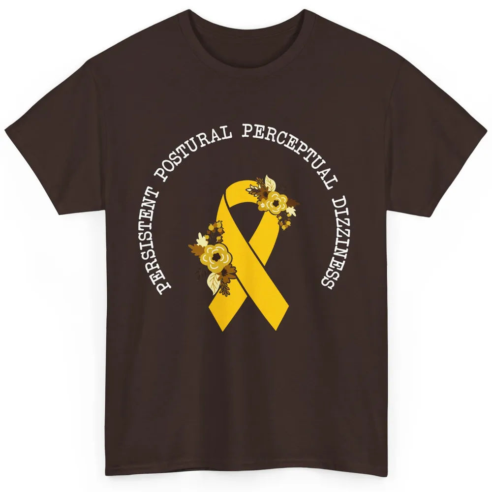 Persistent Postural-perceptual Dizziness PPPD Yellow Ribbon Classic Unisex T-Shirt