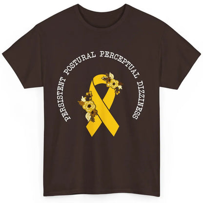 Persistent Postural-perceptual Dizziness PPPD Yellow Ribbon Classic Unisex T-Shirt