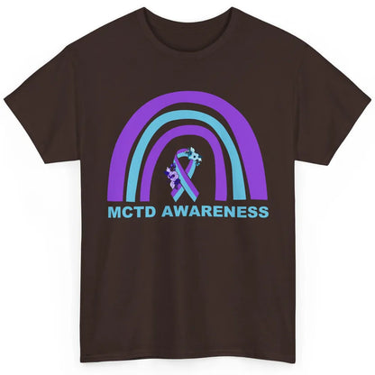 Mixed Connective Tissue Disease Awareness MCTD Floral Ribbon Classic Unisex T-Shirt