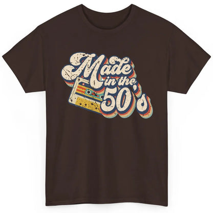 Retro Cassette Made In The 50's 1950s Born Birthday Day Gift Classic Unisex T-Shirt