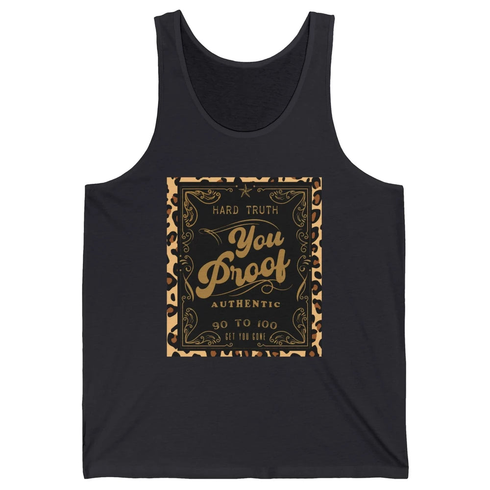 Retro I Need Something You Proof Whiskey Western Country Unisex Jersey Tank