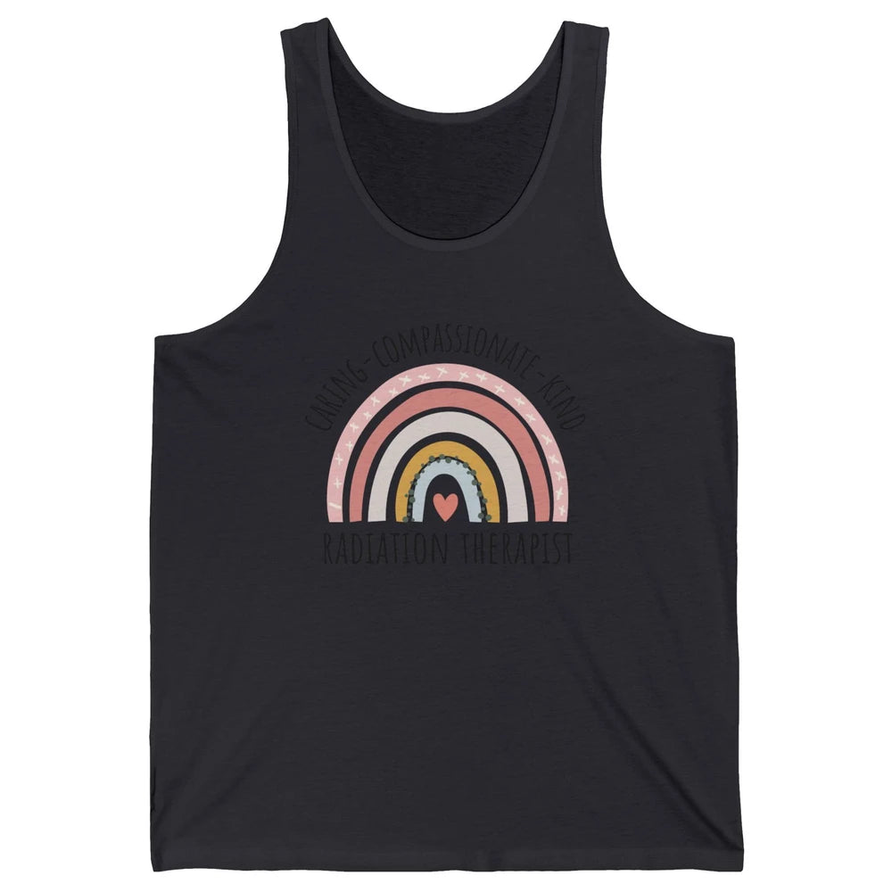 Radiation Therapist Pastel Rainbow Radiation Therapy Gift Unisex Jersey Tank